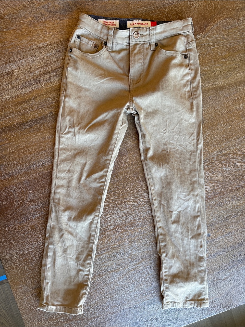 Lucky Brand Kids Tan Slim Jeans